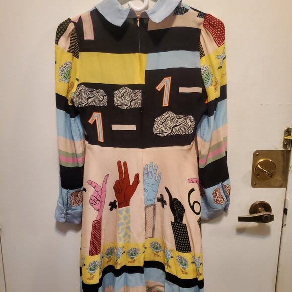 Chiffon Mini Dress - Picture 2 of 4